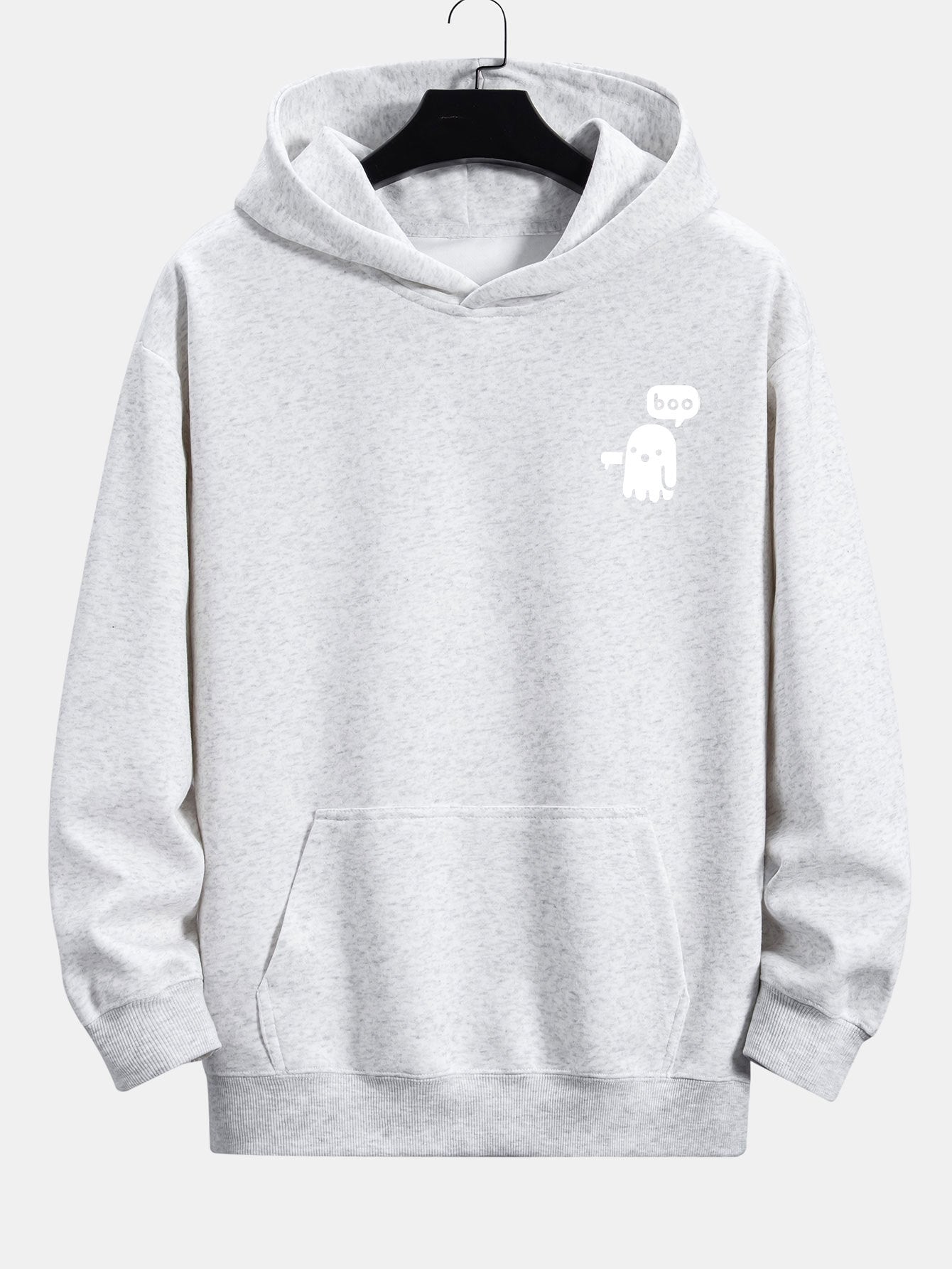 Winston | Boo Ghost Print Relax Fit Hoodie