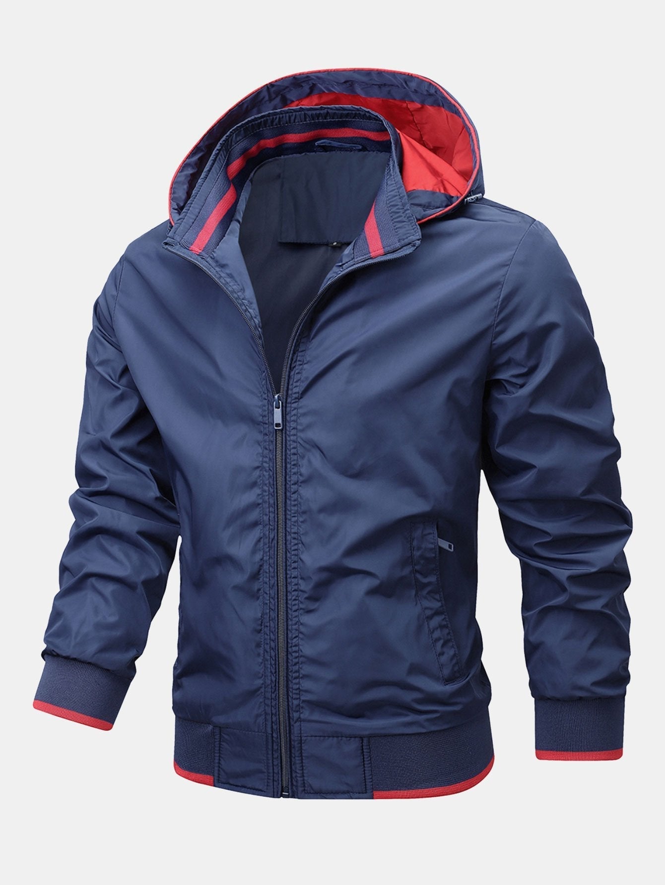 Theo | Contrast Detachable Hooded Jacket