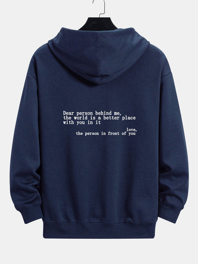 Noah | Slogan Print Relax Fit Hoodie