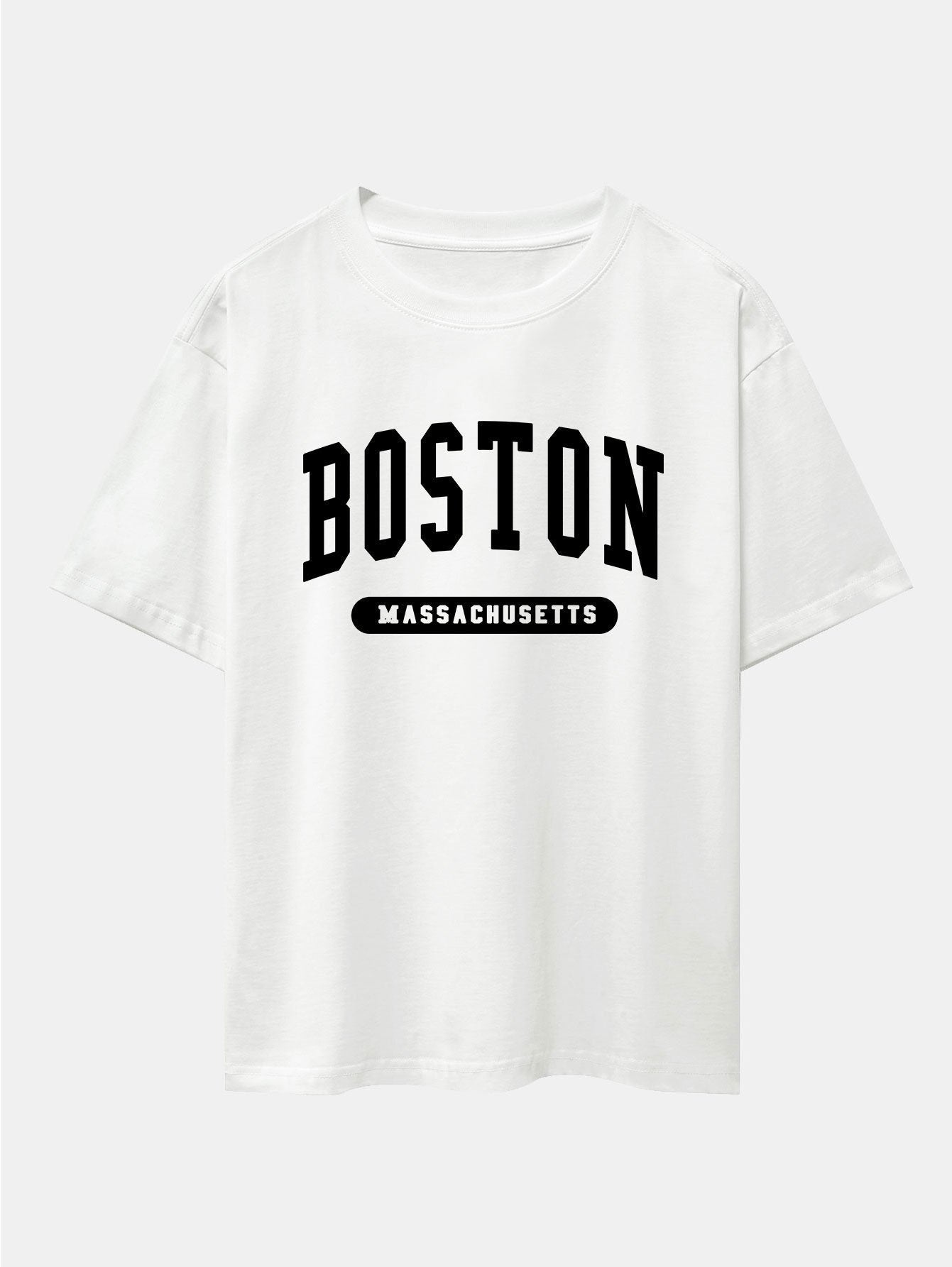 Rolando® | Slogan Print Drop Shoulder Oversize T-Shirt