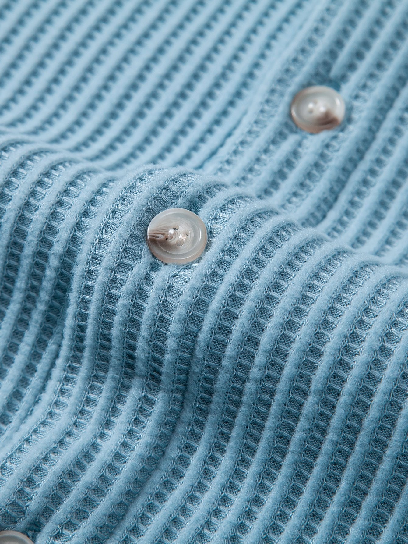 Teodoro® | Waffle Stand Collar Shirt