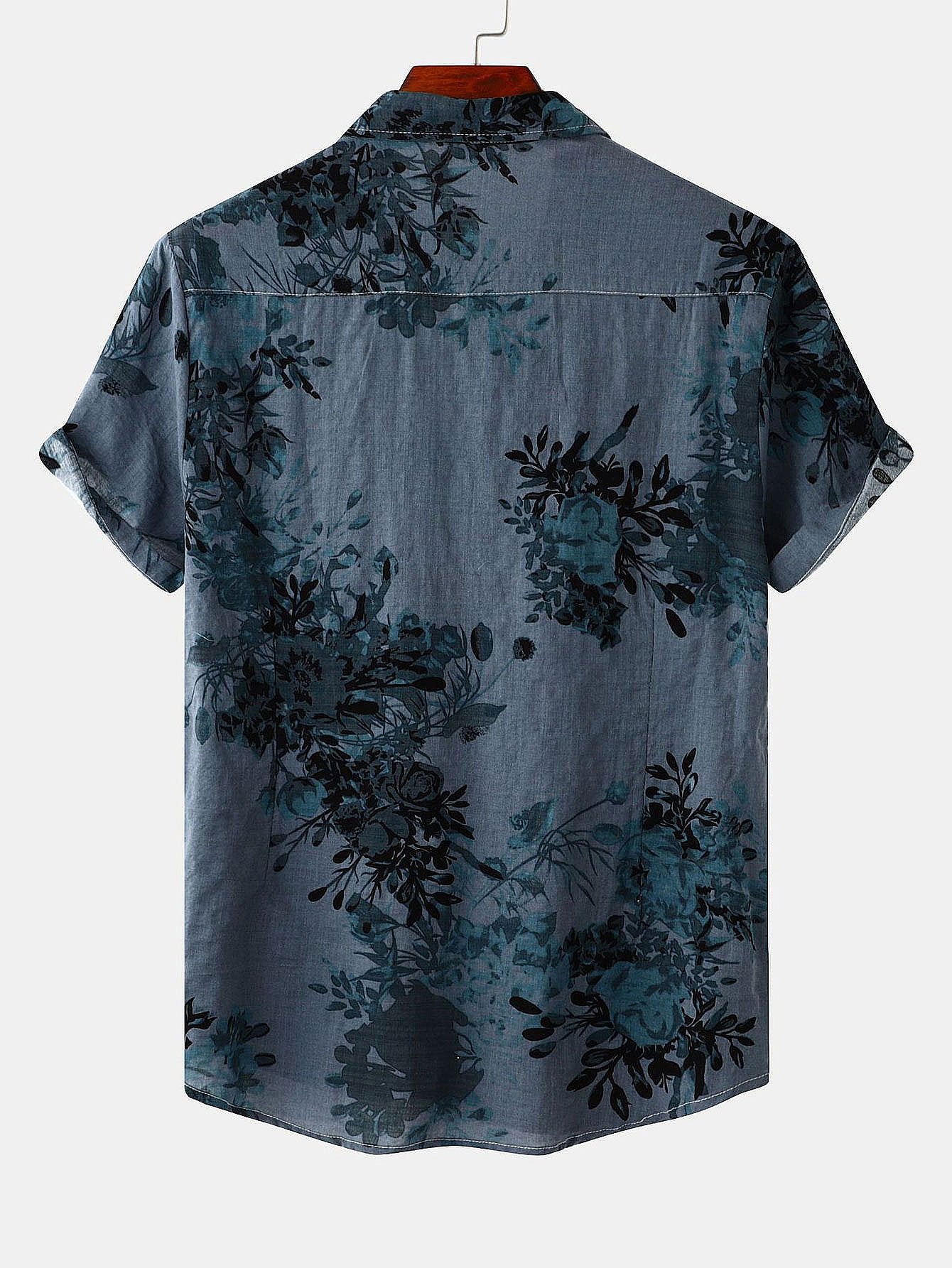 Arleigh® | Ink Floral Print Shirt