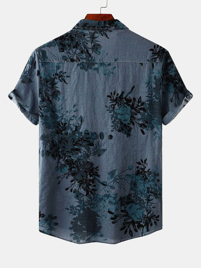Arleigh® | Ink Floral Print Shirt