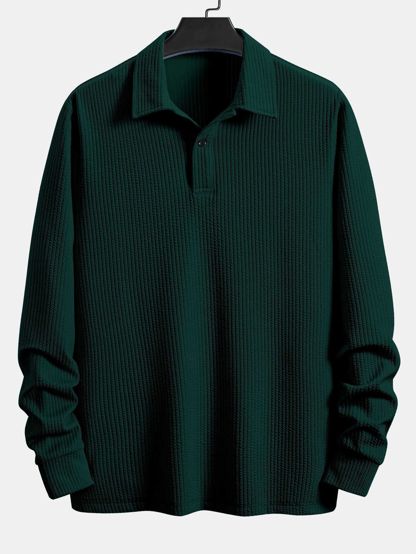 Mateo | Long Sleeve Ribbed Polo