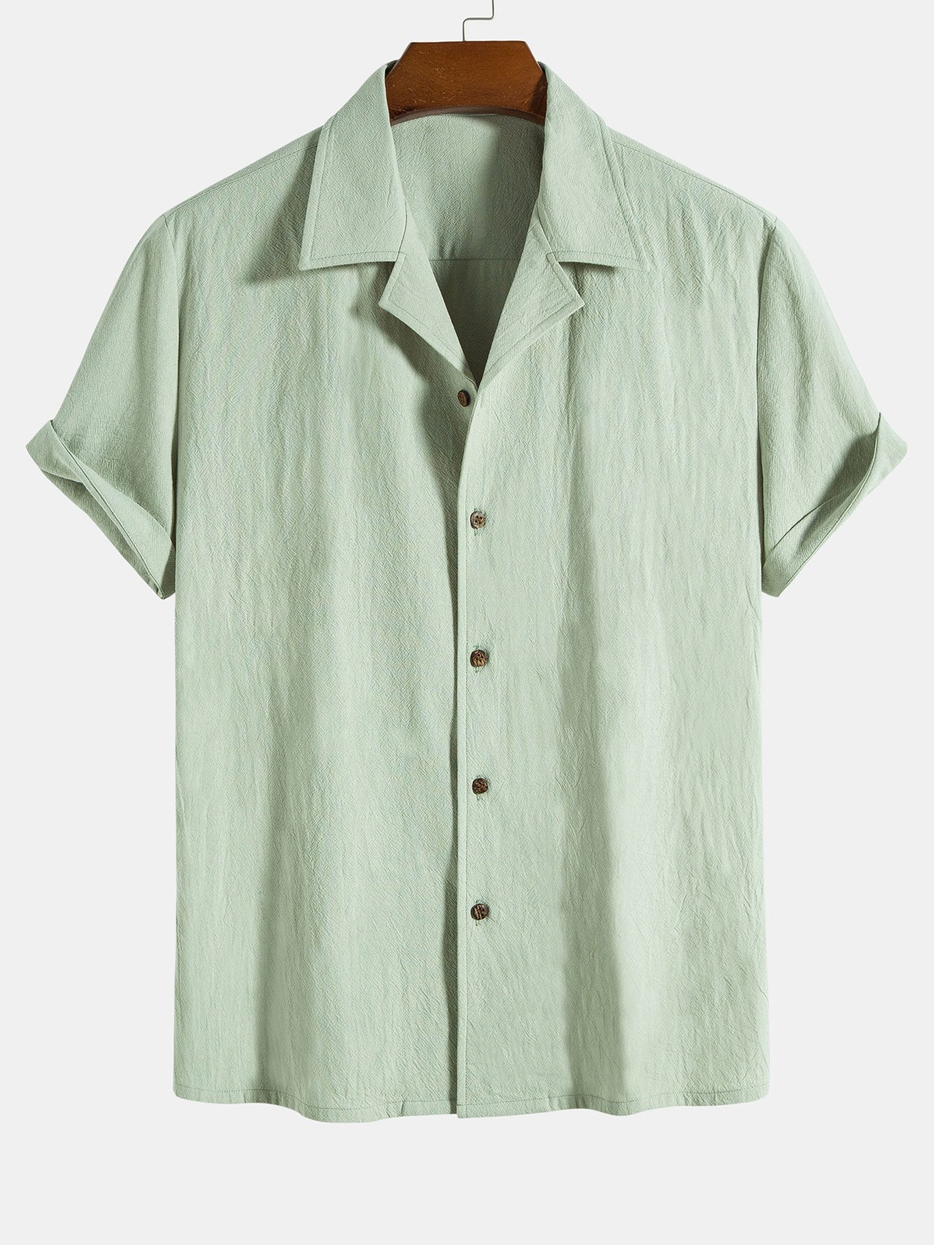 Jerome® | Textured Cotton Revere Shirt & 5" Shorts