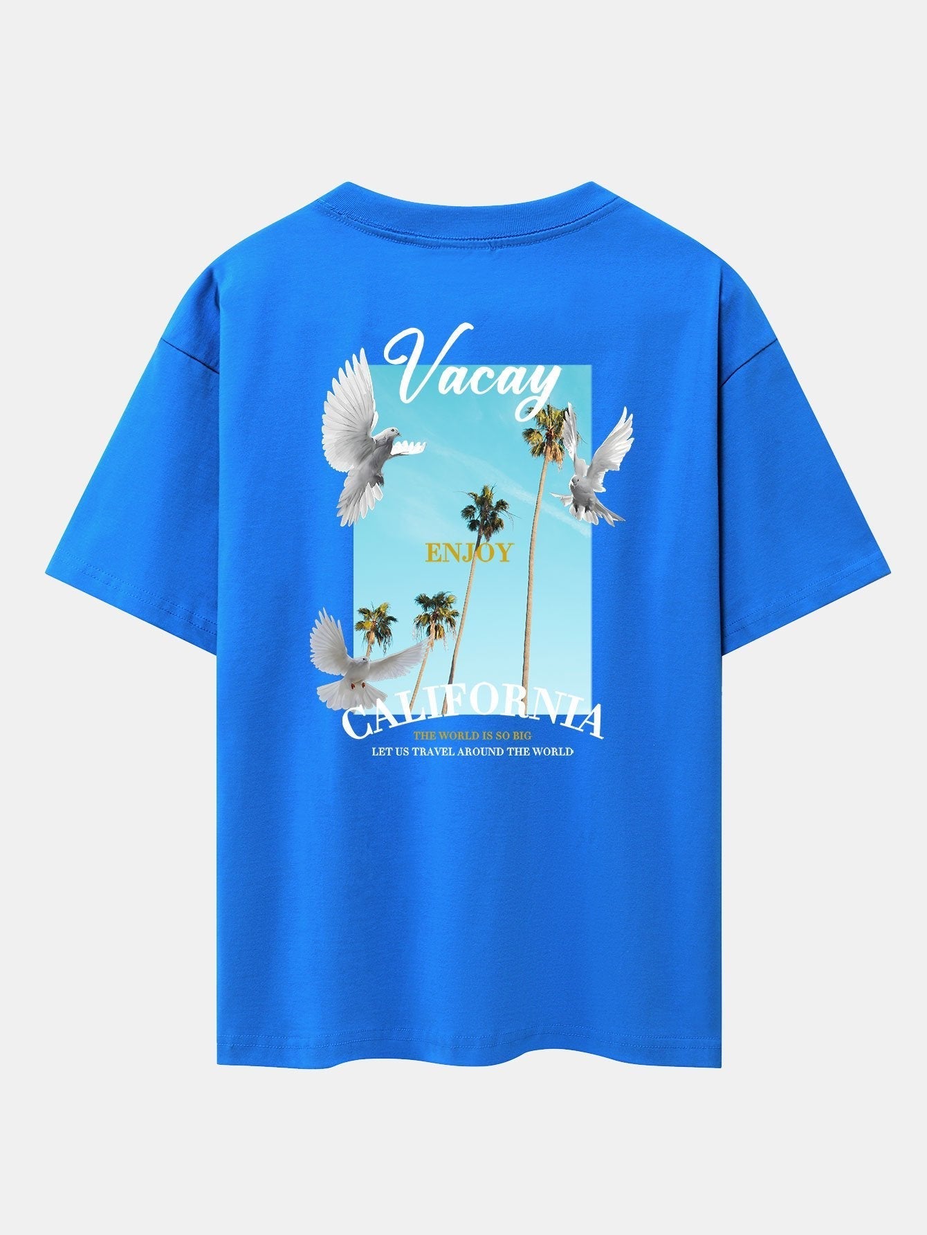 Gaspar® | Dove Back Print Drop Shoulder Oversize T-Shirt