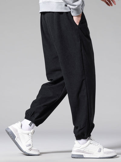 Emeterio® | Corduroy Drawstring Jogging Pants