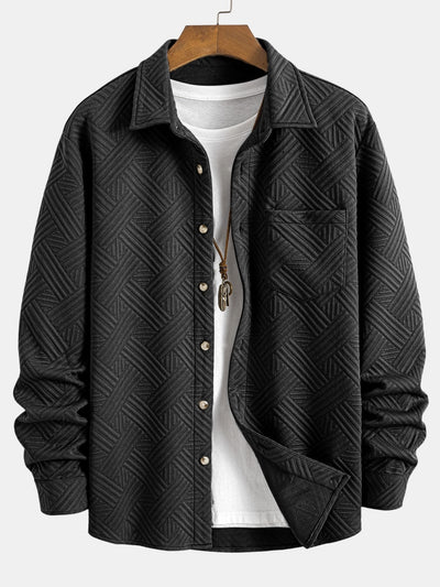 Dylan® | Striped Jacquard Shirt With Buttons