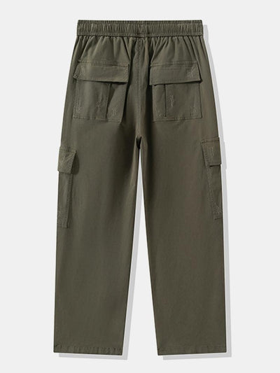 Galdino® | Straight Leg Cotton Cargo Pants