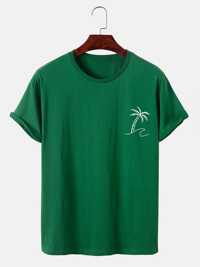 Barnaby® | Palm Trees Print T-Shirt