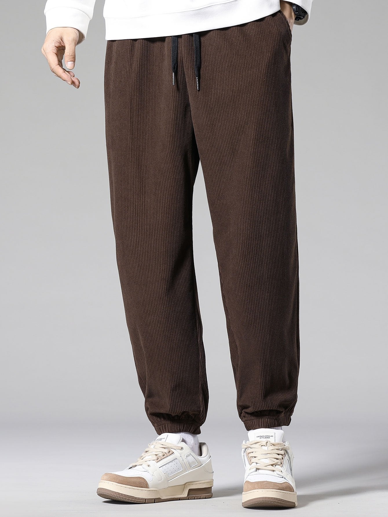 Emeterio® | Corduroy Drawstring Jogging Pants