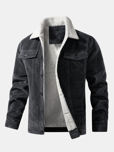 Jasper | Teddy Lined Cotton Corduroy Jacket