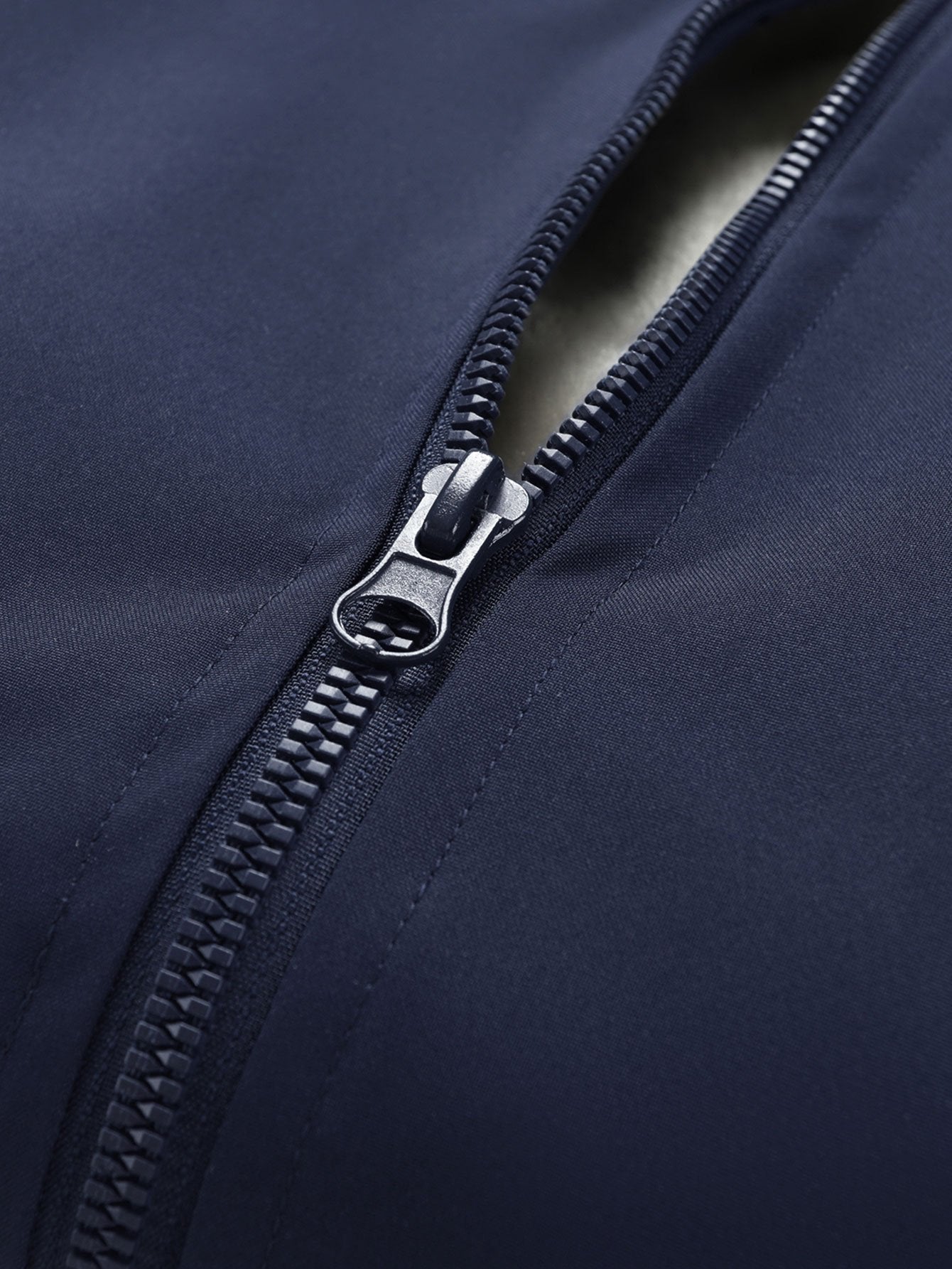 Fernando | Teddy Fleece Lined Color Block Hooded Windbreaker