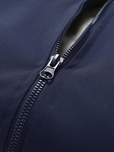 Fernando | Teddy Fleece Lined Color Block Hooded Windbreaker