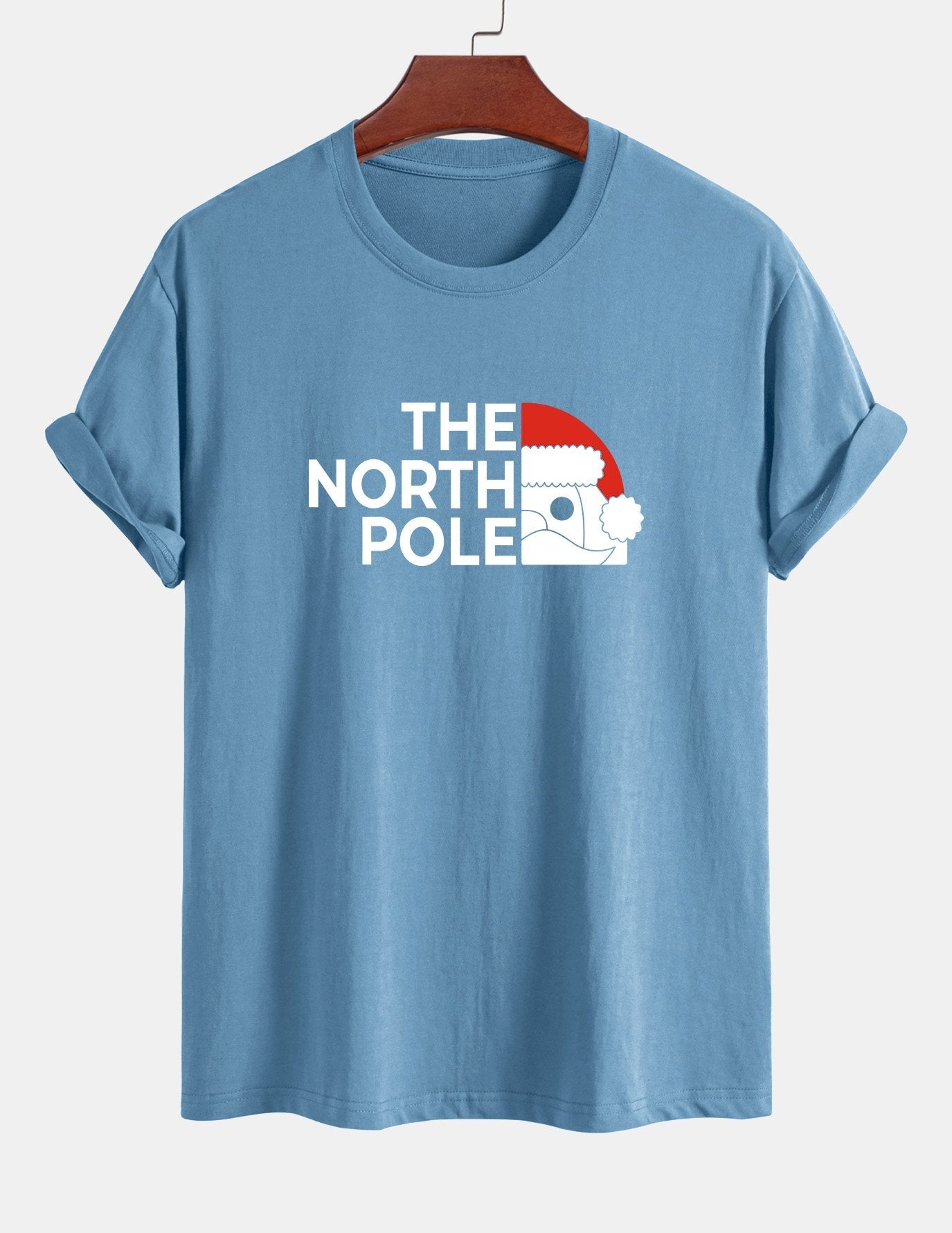 Alberto® | Santa Claus Slogan Print Cotton T-Shirt