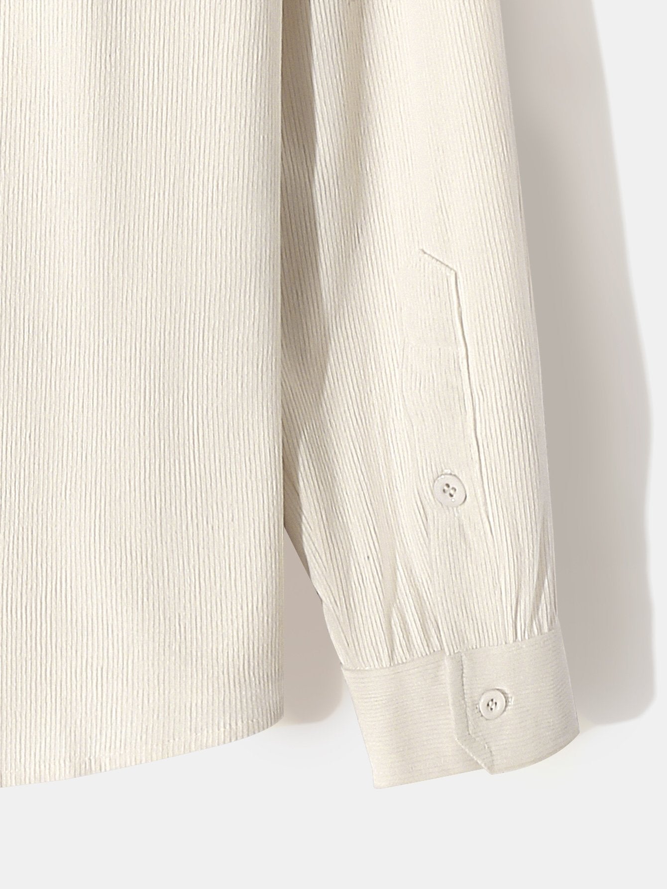 Alger® | Long Sleeve Stand Collar Corduroy Shirt