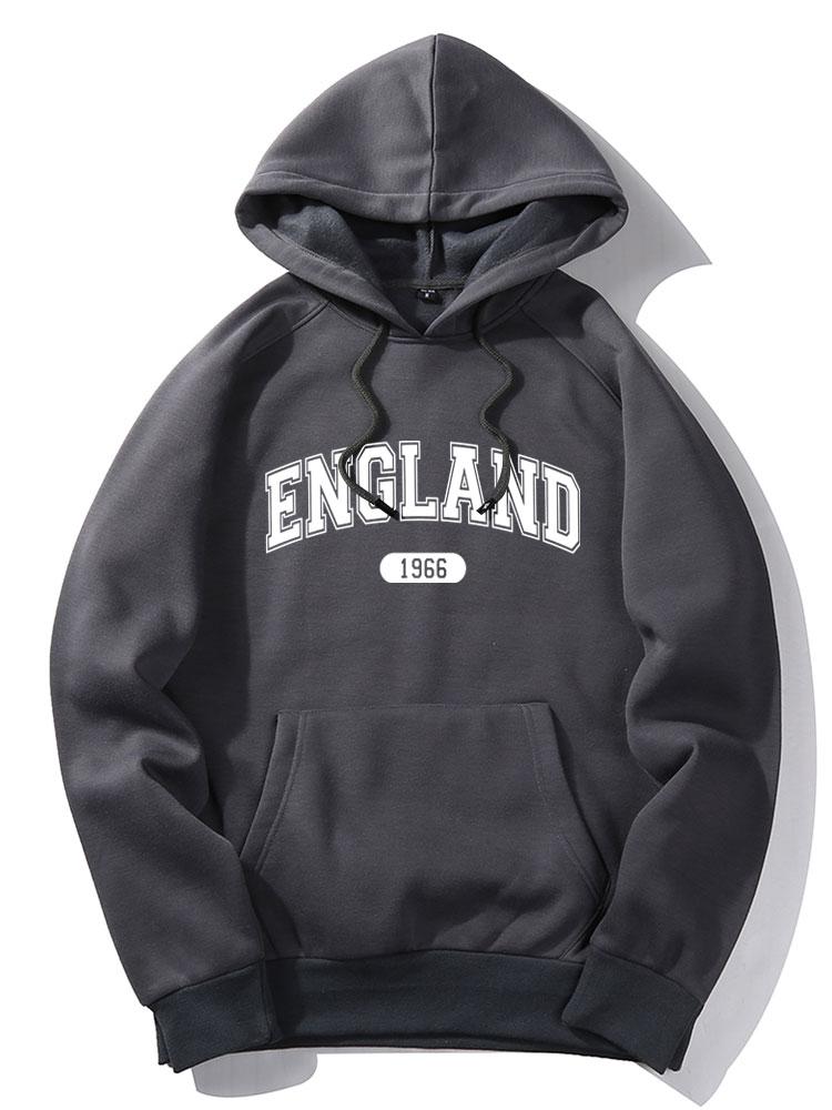 Ulric | England Letter Print Hoodie