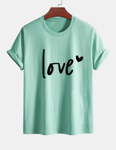 Tarsicio® | Love Print Cotton T-Shirt
