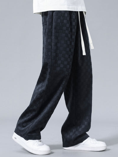 Emiliano® | Checkerboard Straight Leg Pants