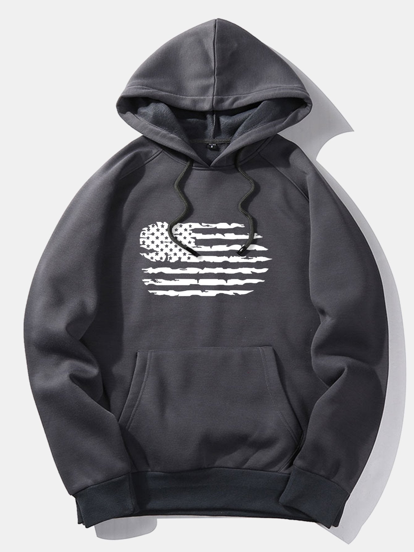 Patricio | American Flag Print Hoodie