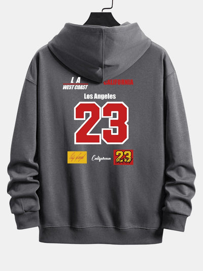 Zayn | Number 23 Print Relax Fit Hoodie