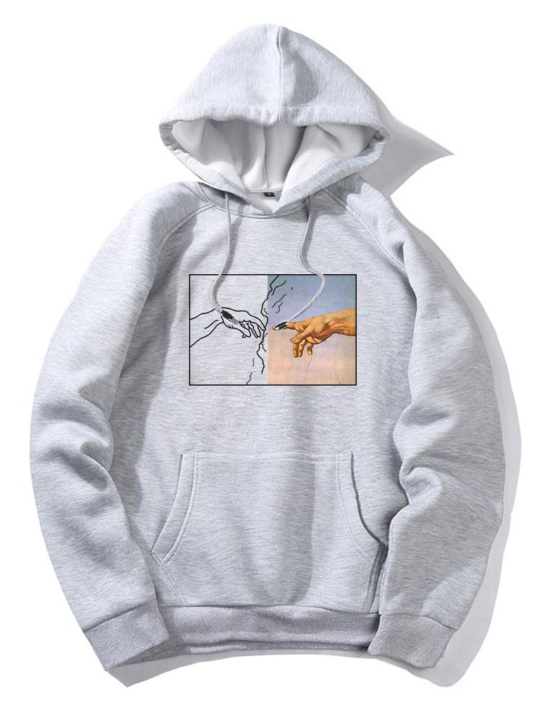 Jarred | Create Adam Print Hoodie