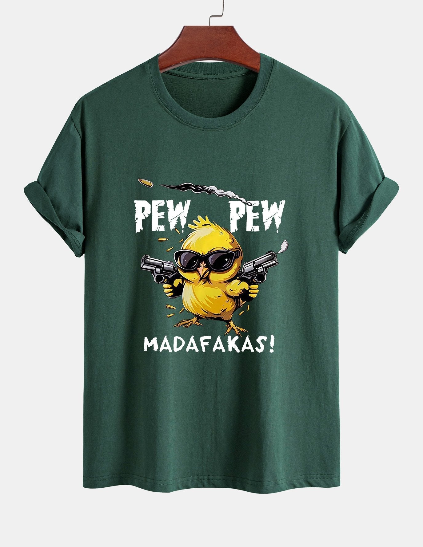 Servando® | Chicken Print Drop Shoulder Oversize T-Shirt