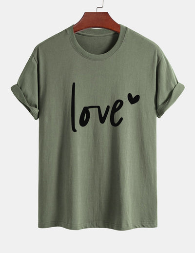 Tarsicio® | Love Print Cotton T-Shirt