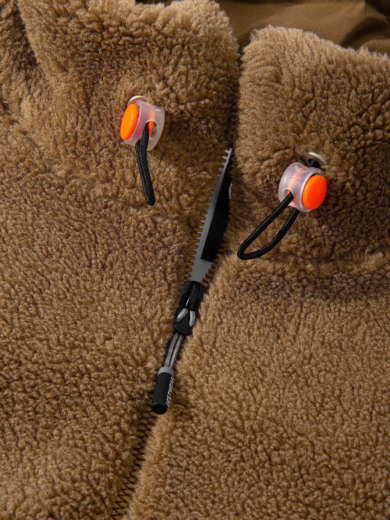 Marcelo | Quilted Lined Teddy Fleece Zip Up Coat