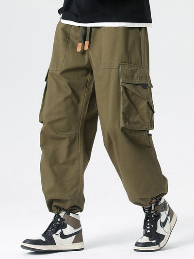 Patricio® | Elastic Drawstring Cuff Parachute Cargo Pants