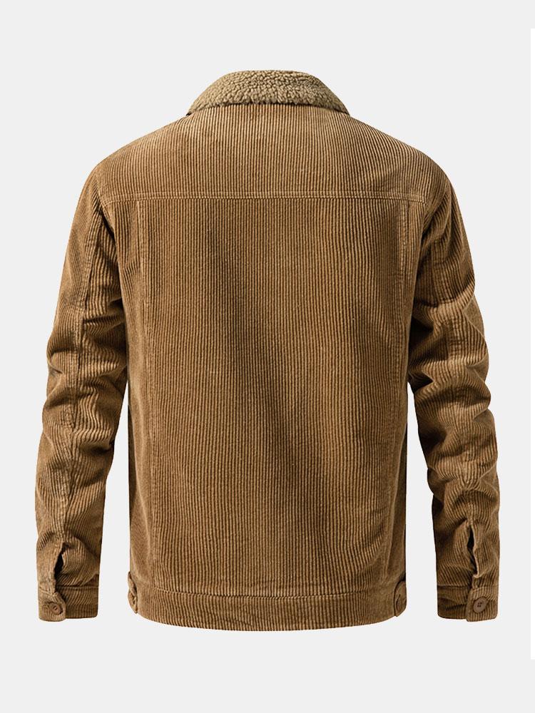 Jasper | Teddy Lined Cotton Corduroy Jacket