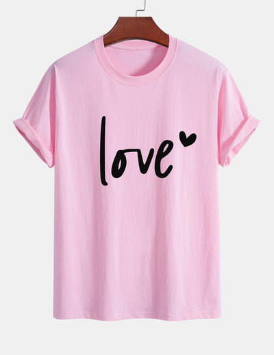 Tarsicio® | Love Print Cotton T-Shirt