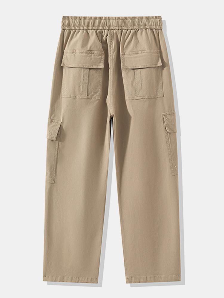 Galdino® | Straight Leg Cotton Cargo Pants