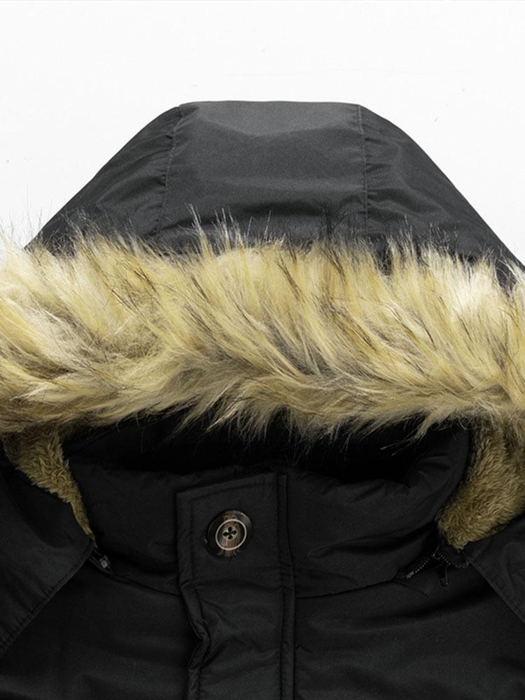 Kai | Faux Fur Collar Detachable Hooded Coat