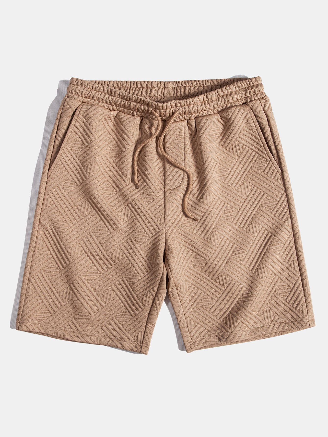 Apolinar® | Texture Jacquard Button Up Shirt & Shorts
