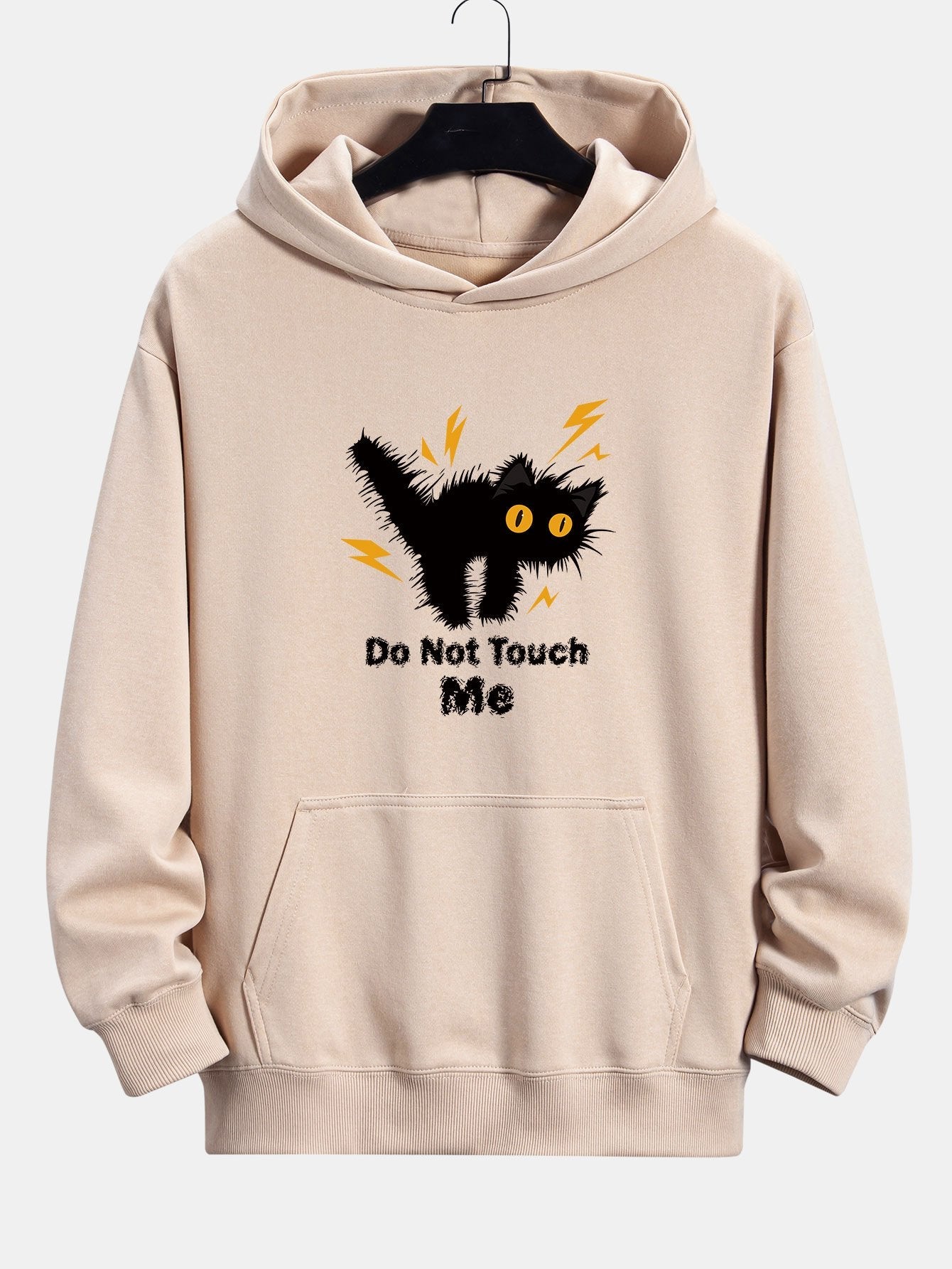 Guillermo® | Angry Cat Print Relax Fit Hoodie