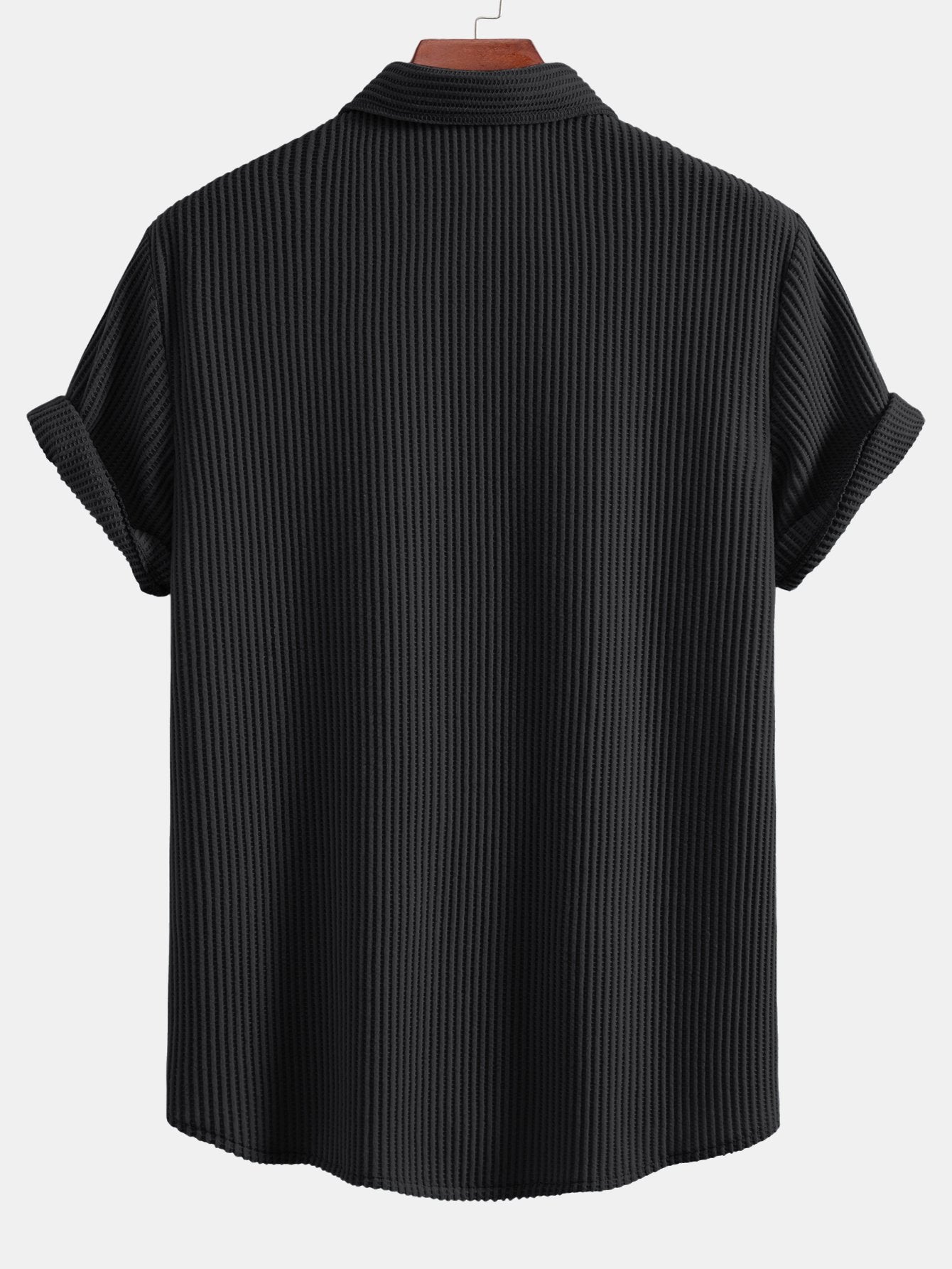 Isaac® | Waffle Button Up Shirt & Drawstring Knitted Waffle Pants