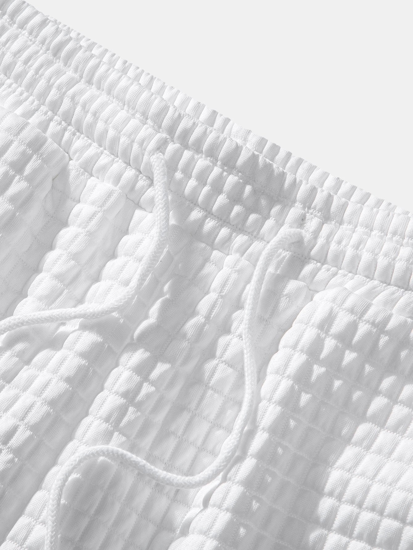 Gustavo® | Drawstring Waffle Jogger Pants