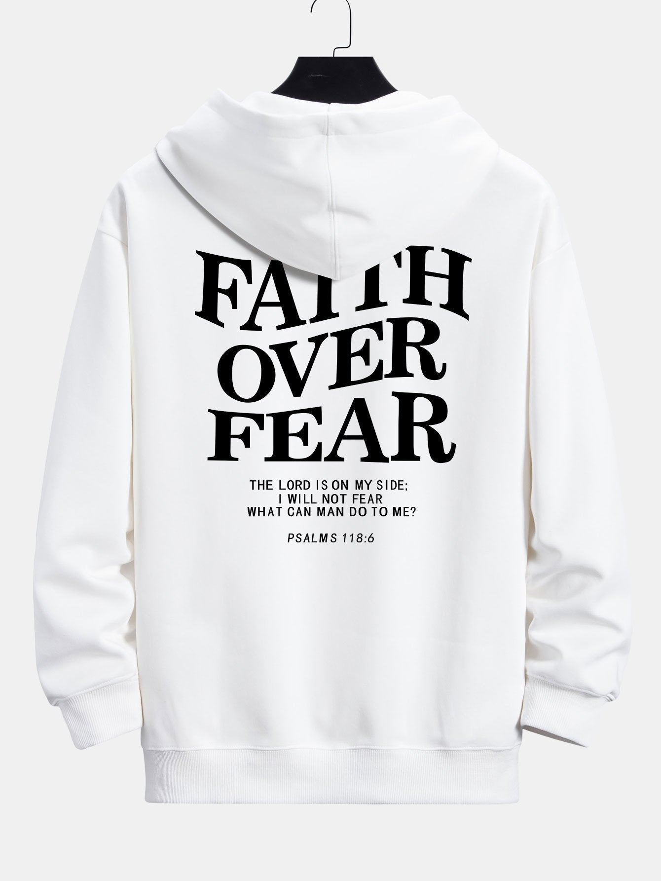 Maximus | Faith Over Fear Print Relax Fit Hoodie