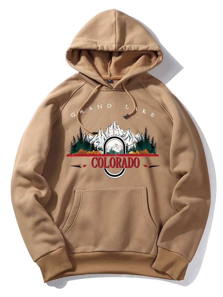 Alaric | Colorado Mountain Print Hoodie
