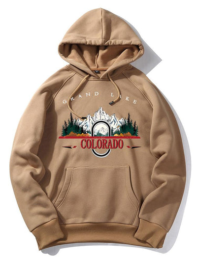 Alaric | Colorado Mountain Print Hoodie