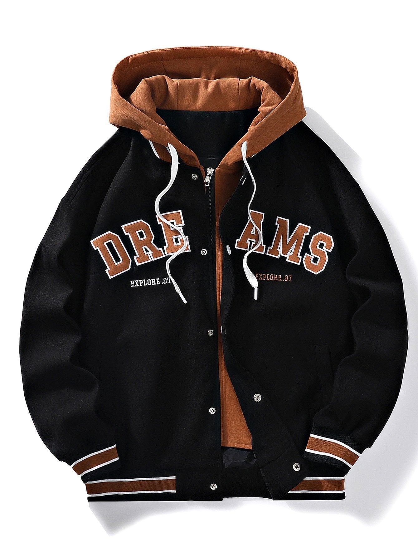 Wilder | Hooded Baseball Jacket