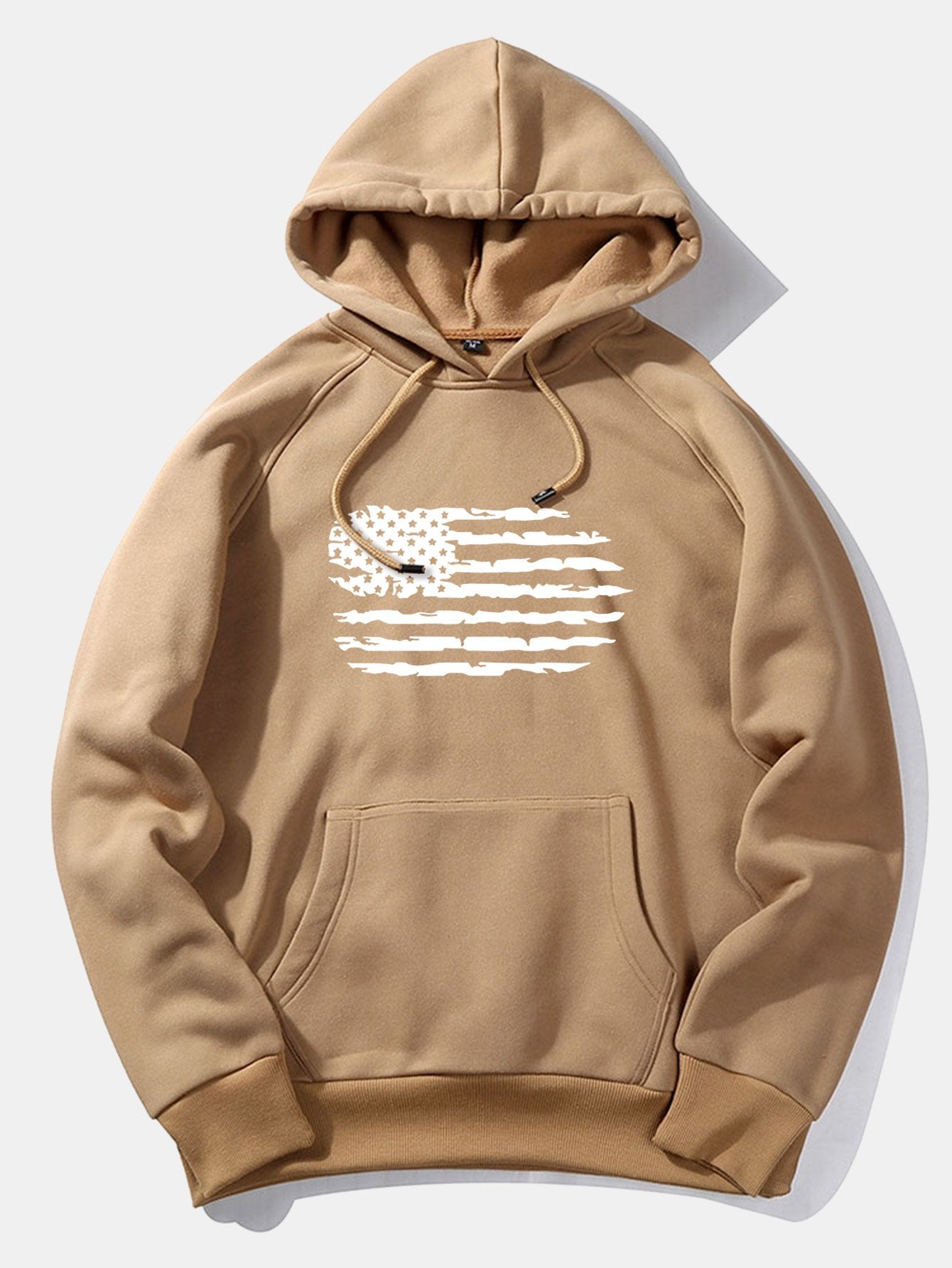Patricio | American Flag Print Hoodie