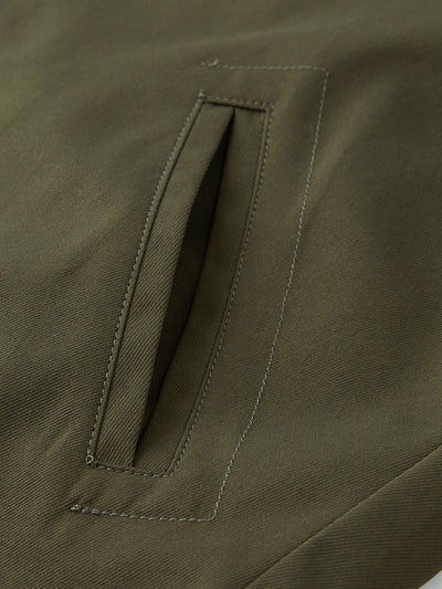 Kian | Corduroy Collar Zip Up Jacket