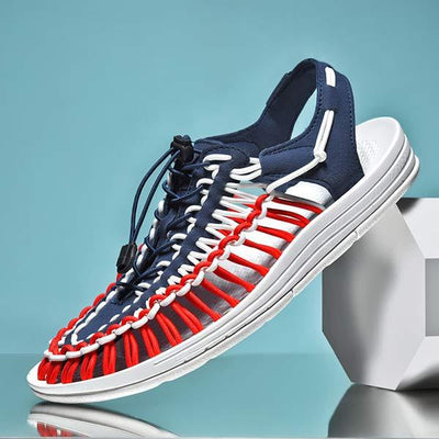 MEN'S HANDWOVEN BEACH SANDALS