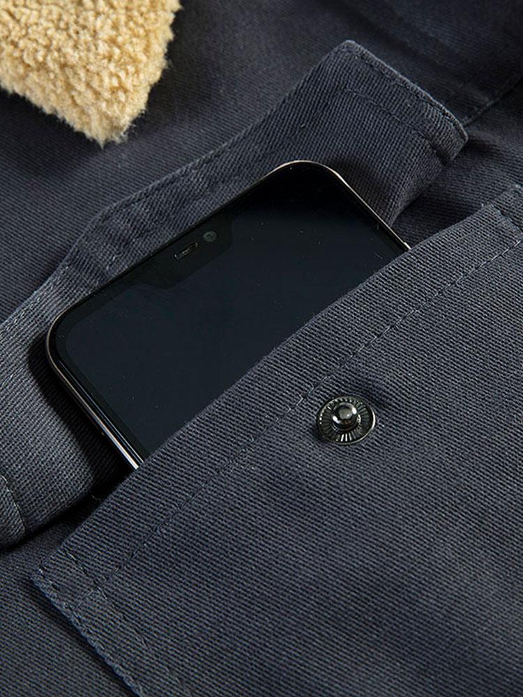 Everett | Teddy Lined Chino Jacket