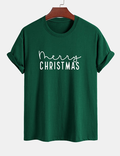 Adelmo® | Christmas Print Cotton T-Shirt