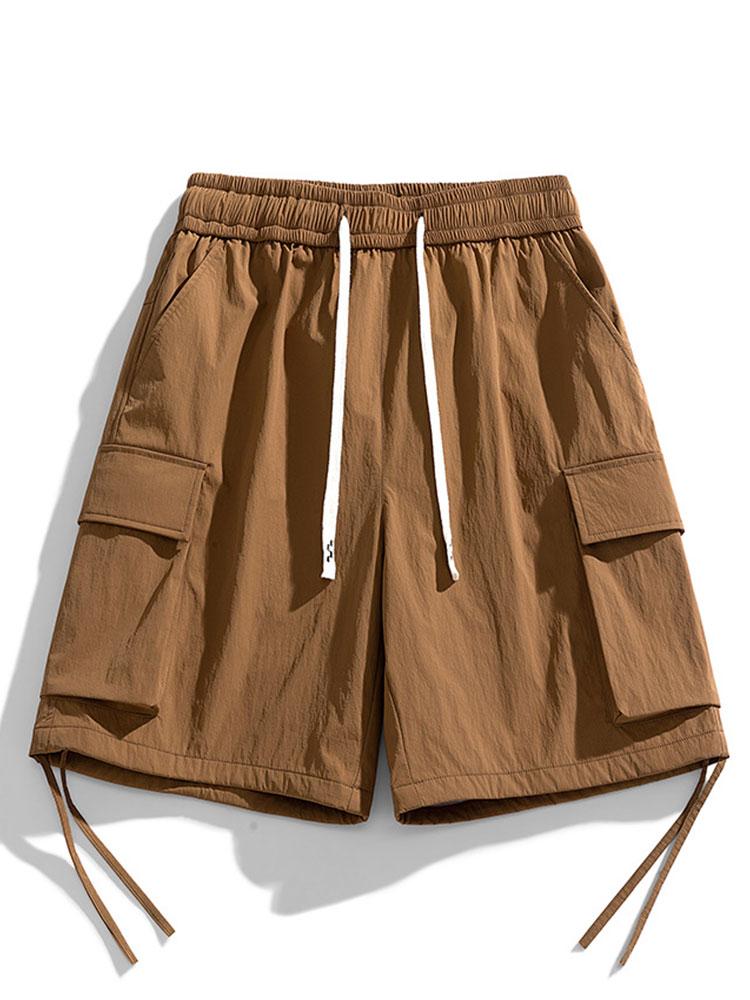 Heliodoro® | Drawstring Hem Cargo Shorts