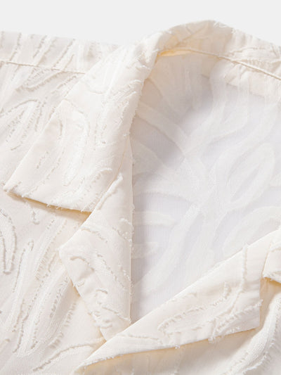 Amaury® | Jacquard Texture Cuban Shirt