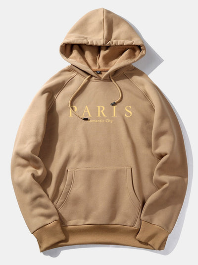 Dennis | Paris Slogan Print Hoodie